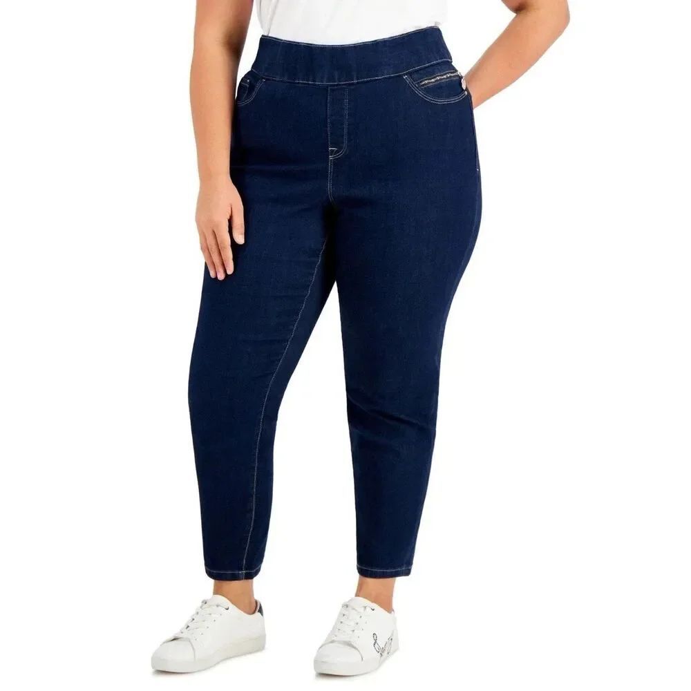 Tommy Hilfiger TH Flex Gramercy Pull-on Jeans Star Wash 24W